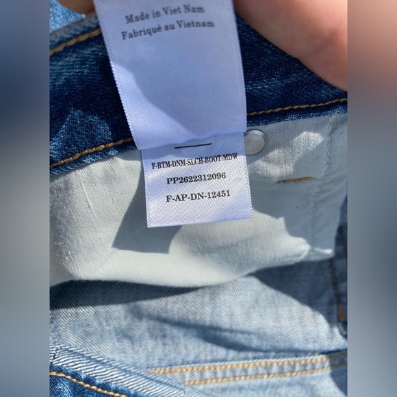 Everlane The Slouch Bootcut Jean Medium Wash Denim Women’s 31 Regular Flare - Picture 6 of 6